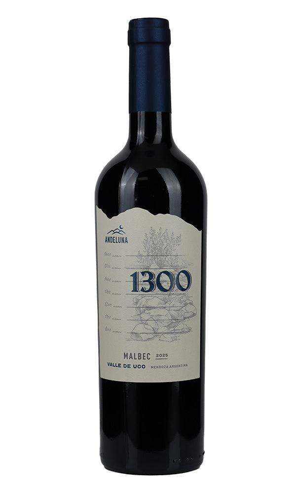 Andeluna 1300 Malbec 2025 750ml from Prism Fine Wine