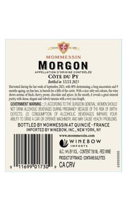 Mommessin Morgon Cote de Py 2023 750ml from Prism Fine Wine