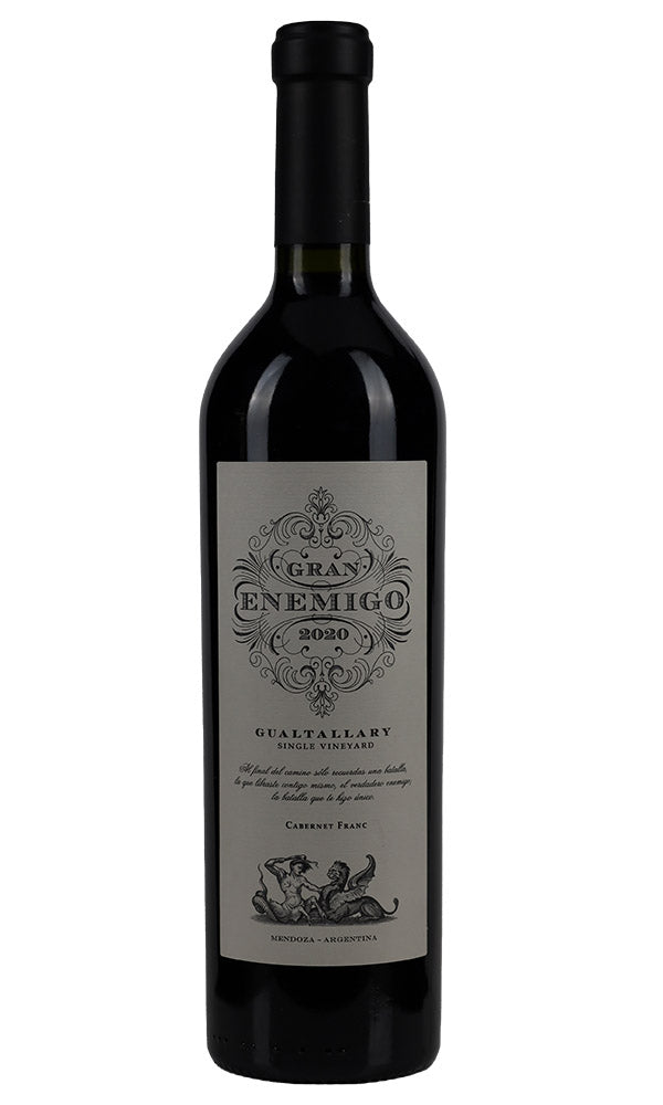 Bodega Aleanna 'Gran Enemigo' Gualtallary Single Vineyard Cabernet Franc 2020 750ml from Prism Fine Wine