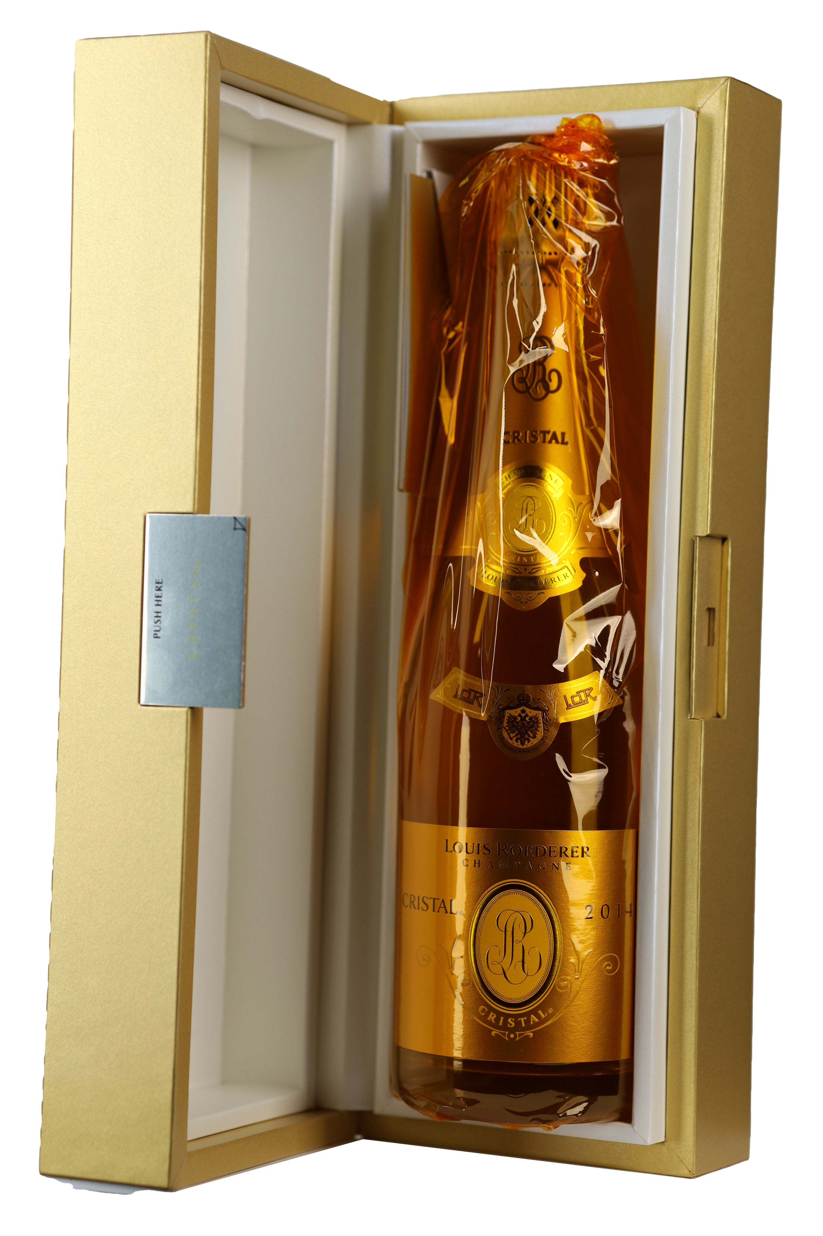 Louis Roederer Cristal Brut Champagne (Millésimé) 2014 750ml (with gift box) from Prism Fine Wine